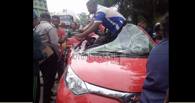 Laka Beruntun di Bungo.