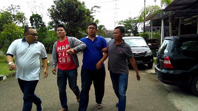Saat penangkapan DPO Arief Hidayat.