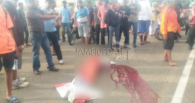 Pelajar Tewas di Depan GOR Sarolangun.