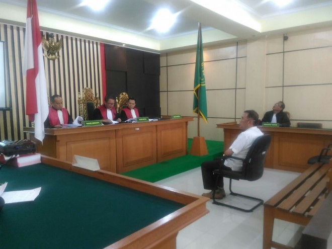 Sidang vonis Sekretaris DPRD Kota Jambi.