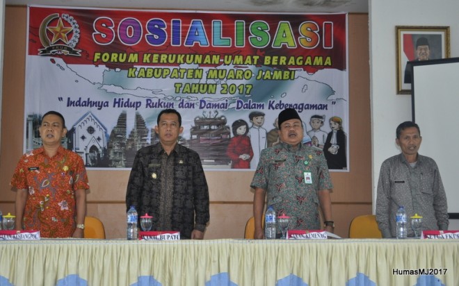Sosialisasi Forum Komunikasi Umat Beragama (FKUB).
