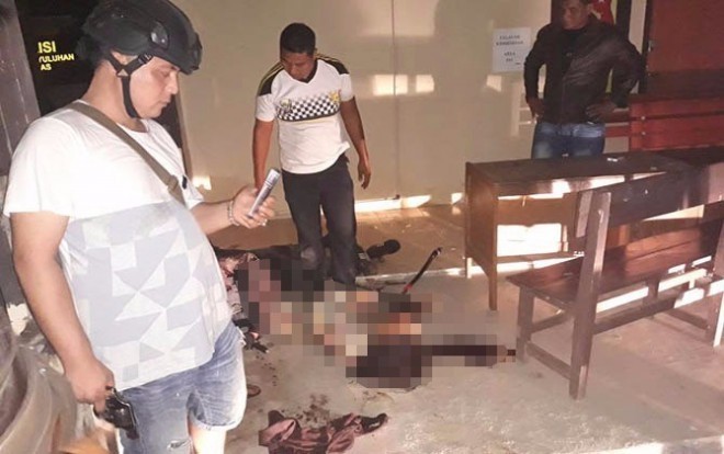 Tersangka pembakar Polres Dharmasraya tewas tertembak karena berusaha melawan petugas