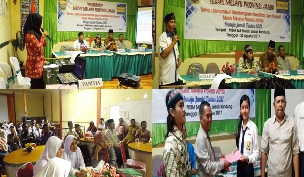 PPKJI menggelar workshop musik melayu Provinsi Jambi.
