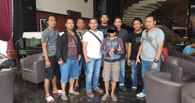 Otak pembunuhan yang diamankan Polres Tebo. 