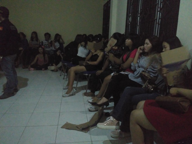 Puluhan remaja terjaring razia, Jumat (24/11).