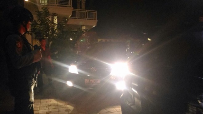 Setalah dilakukan penggeledahan bdi kediaman ARN, Kamis malam (30/11).