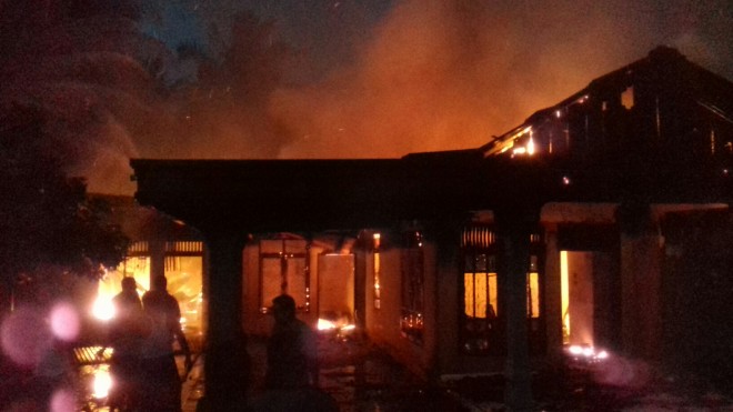 Kebakaran di Sarolangun. 