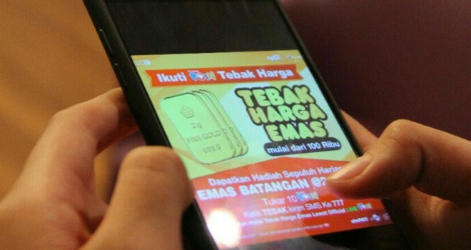 Program Telkomsel POIN Tebak Harga Emas.