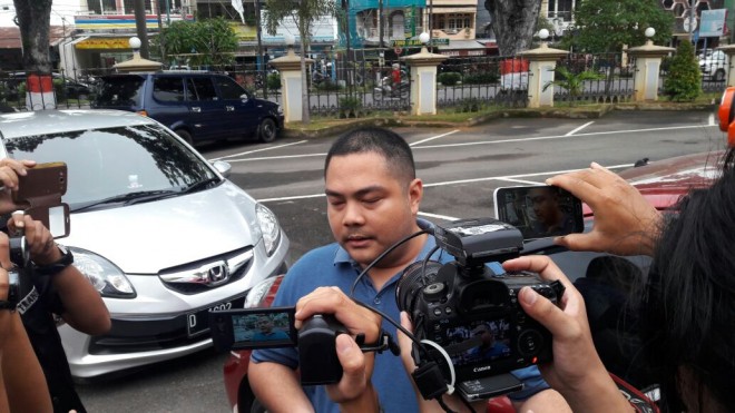 Geni Waseso saat Sambangi KPK di Polda Jambi.