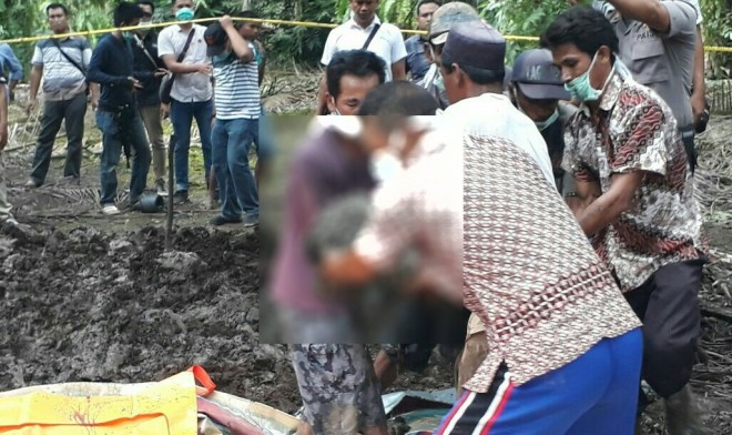  Polisi saat Bongkar Makam Indri.