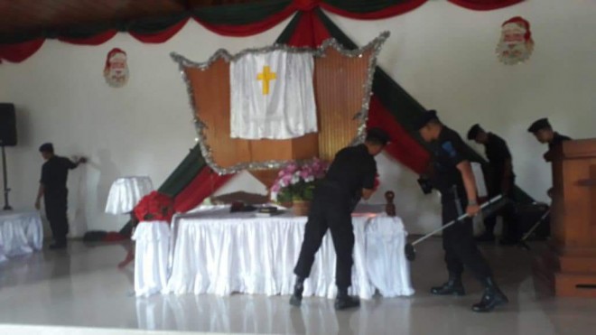 Pasukan Gegana Dikerahkan ke Sejumlah Tempat di Kota Jambi Sore ini.