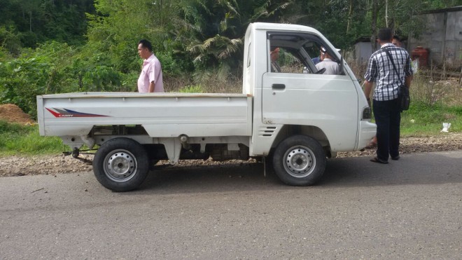 Aan si Spesialis Pencurian Mobil saat Dilumpuhkan Aparat.