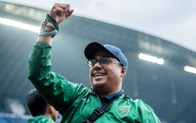 Manajer Persebaya, Chairul Basalamah, mengatakan bahwa Presiden Jokowi berharap pembukaan Piala Presiden 2018 di Surabaya (Satrio Wicaksono for JawaPos.com)