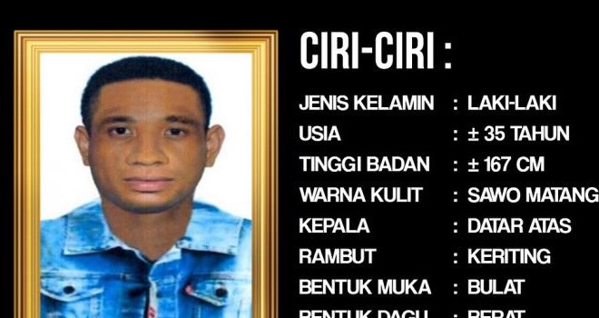 Sketsa Diduga Pelaku Penyiraman Air Keras Novel Baswedan.