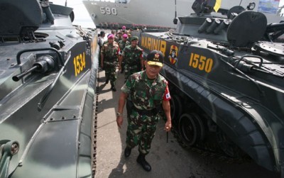 Ilustrasi alusista yang digunakan TNI (Dok. Jawa Pos)