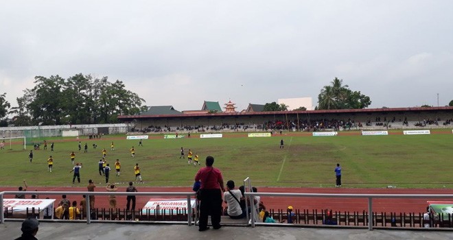 Pertandingan gubernur cup Jambi 2018 antara Kota Jambi kontra Bungo