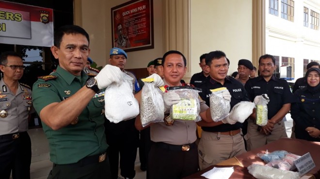 Polda Jambi Amankan 9 Kg Sabu.