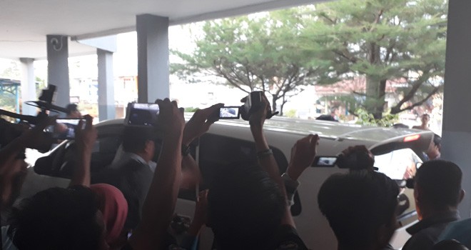 EWM, ARN dan SAI  Saat tiba di Lapas Klas IIA Jambi 