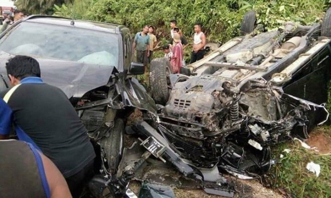 Tabrakan Maut beberapa waktu lalu.