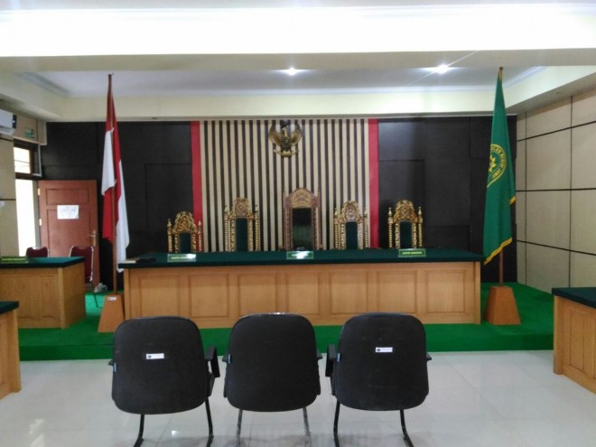 Ruangan Sidang PN Tipikor Jambi.
