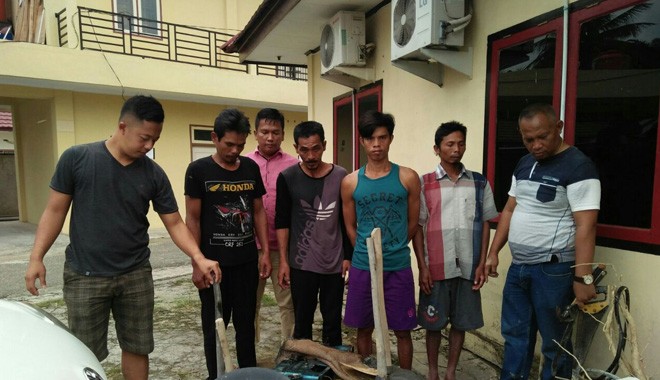 4 Pelaku PETI di Kawasan Bandara Bungo Ditangkap Polisi.