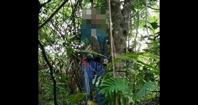 Kakek 75 Tahun di Kerinci Ditemukan Tewas Gantung Diri di Kebun.