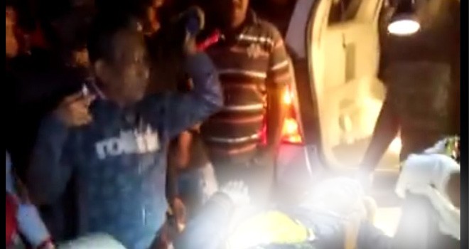 penemuan sosok mayat, olah warga