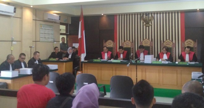 Sidang Kasus Uang Ketok Palu beberapa waktu lalu. 