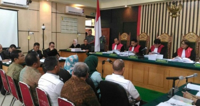 Saksi pada sidang kasus OTT Uang Ketok Palu.