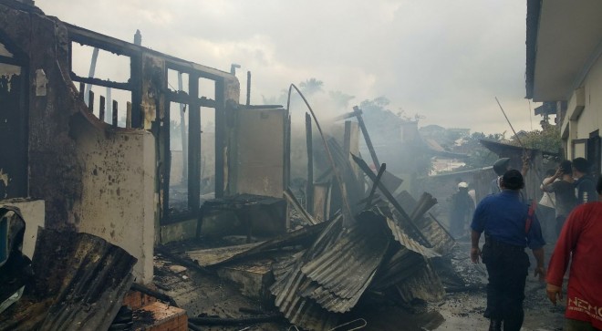 Kebakaran Terjadi di Kawasan Sipin.