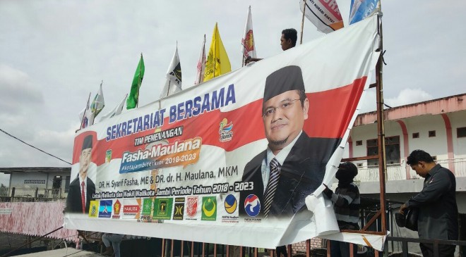 Pembersihan (APS) di sejumlah wilayah kota Jambi hari ini (28/2)