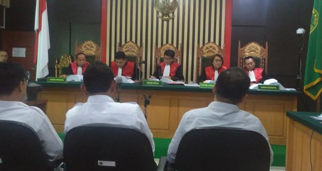 Sidang lanjutan kasus uang ketok palu pengesahan RAPBD Provinsi Jambi 2018.