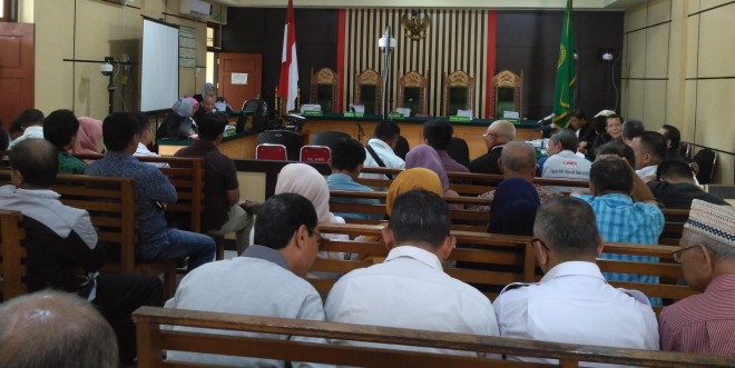 Sidang lanjutan dugaan suap pengesahan RAPBD Provinsi Jambi tahun 2018.