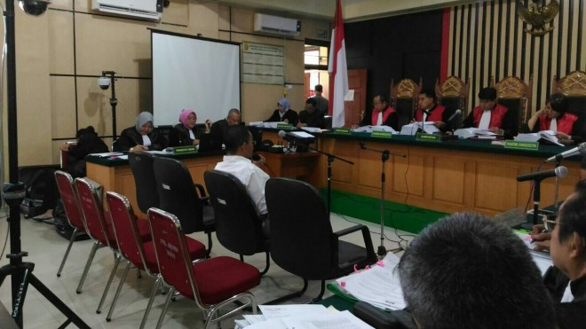 Supriyono saat Sidang 