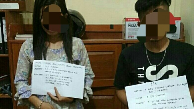 Pasangan suami istri jadi bandar narkoba.