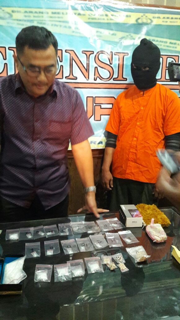 Saat ekspose di Polda Jambi