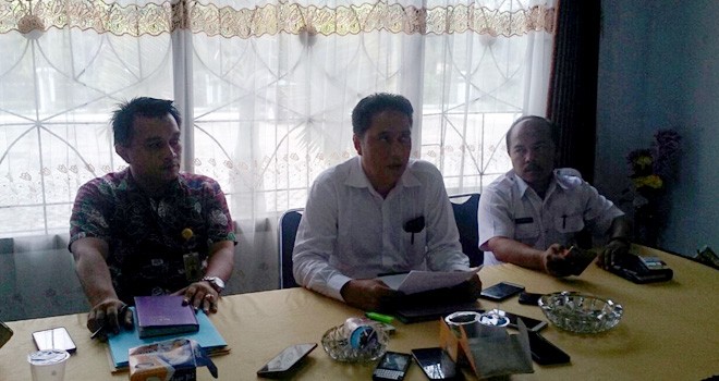 BPPRD Melakukan MoU dengan Kejari Tangih Piutang Sewa Ruko di Pasar Atas Sarolangun.