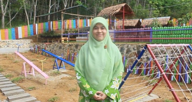 Ketua GOW, Nining Wilasari.