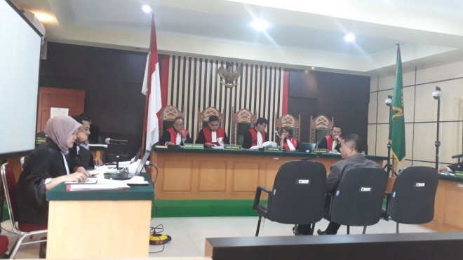 Pemeriksaan terdakwa Supriyono.