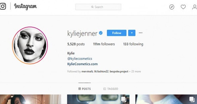 Screanshot Kylie Jenner. Foto : Instagram