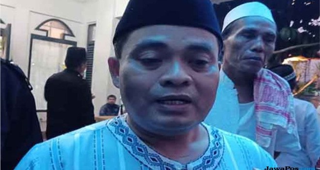 Ketua Barisan Kader (Barikade) Gus Dur Jawa Timur (Jatim) Ahmad Arizal. (Moh Mukit/JawaPos.com)
