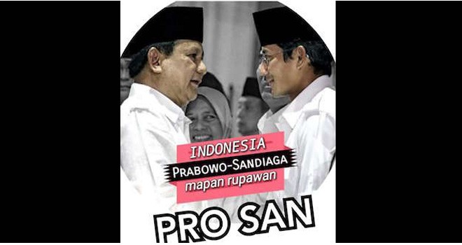 Prabowo Subianto-Sandiaga Uno. Foto :Net