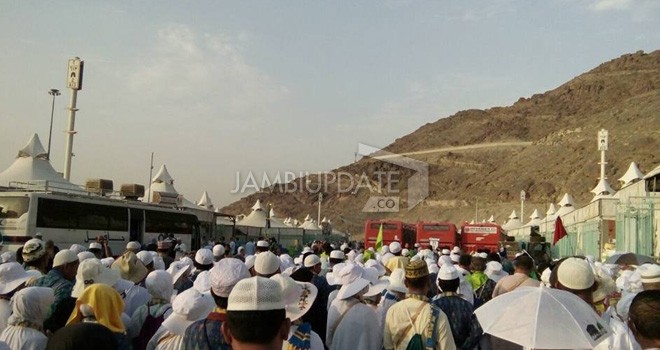 Jemaah Haji tahun lalu saat berada di tanah suci. Foto : Dok Jambi Update