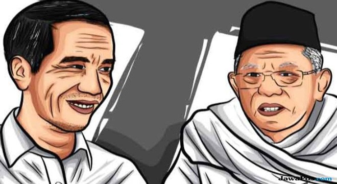 ILUSTRASI: Jokowi-Maruf Amin. (Dok. JawaPos.com)