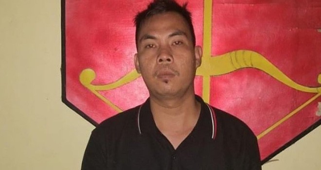 Karel Adha, spesialis pembobol ATM yang diamankan anggota Polsek Kotabaru.