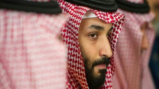 Penyelenggara memasukkan MBS sebagai pembicara di hari kedua pada konferensi yang dilaksanakan tiga hari itu. MBS sempat menunjukkan dirinya di hari pertama (AP)