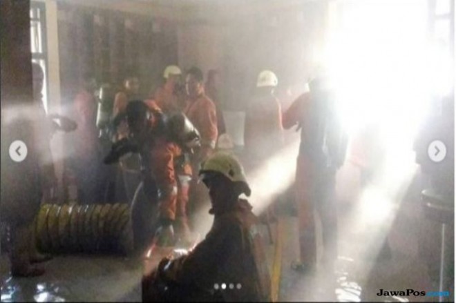 Kebakaran di Kementerian Pertahanan hanguskan tempat fitness ()