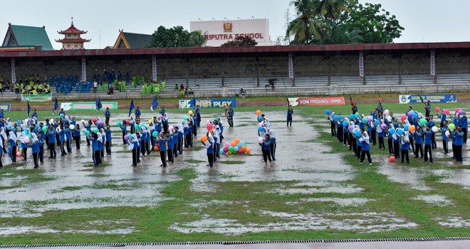 Acara pembukaan Porprov Jambi XXII Tahun 2018.