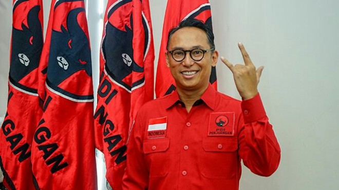 Nico Siahaan, anggota Fraksi PDIP (Issak Ramdhani/JawaPos.com)
