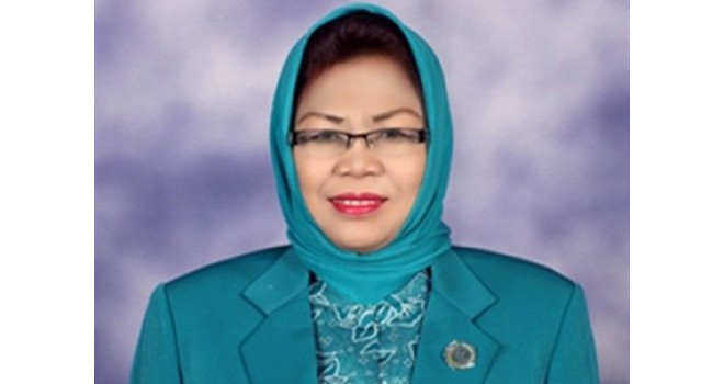 Yusniana, istri mantan Gubernur Jambi Hasan Basri Agus (HBA). Foto : Ist